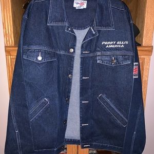 Men jeans jacket